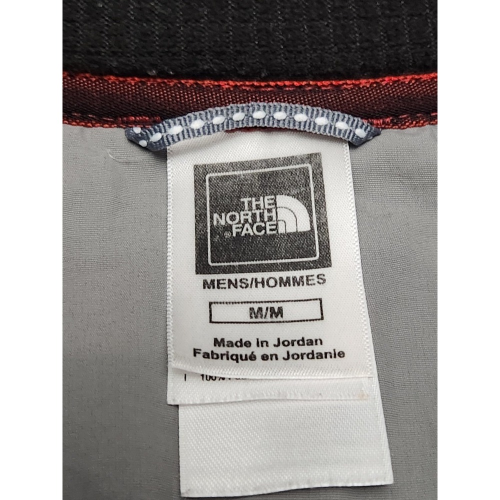 The North Face Mens Medium Quarter Zip Grid Fleece Pullover Black Outdoors - Picture 5 of 6
